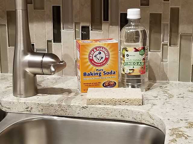 cách thông chậu rửa bát bằng baking soda 1